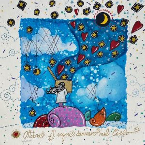 OTTOBRE - I sogni danzano nel cielo (bianco) - Andrea Agostini