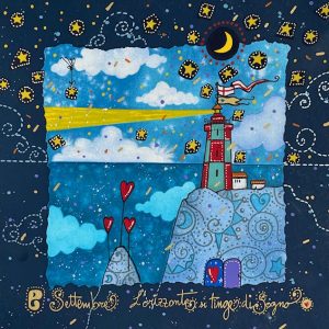 SETTEMBRE - L'orizzonte si tinge di sogno (blu) - Andrea Agostini