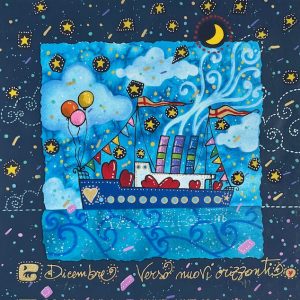 DICEMBRE - Verso nuovi orizzonti (blu) - Andrea Agostini